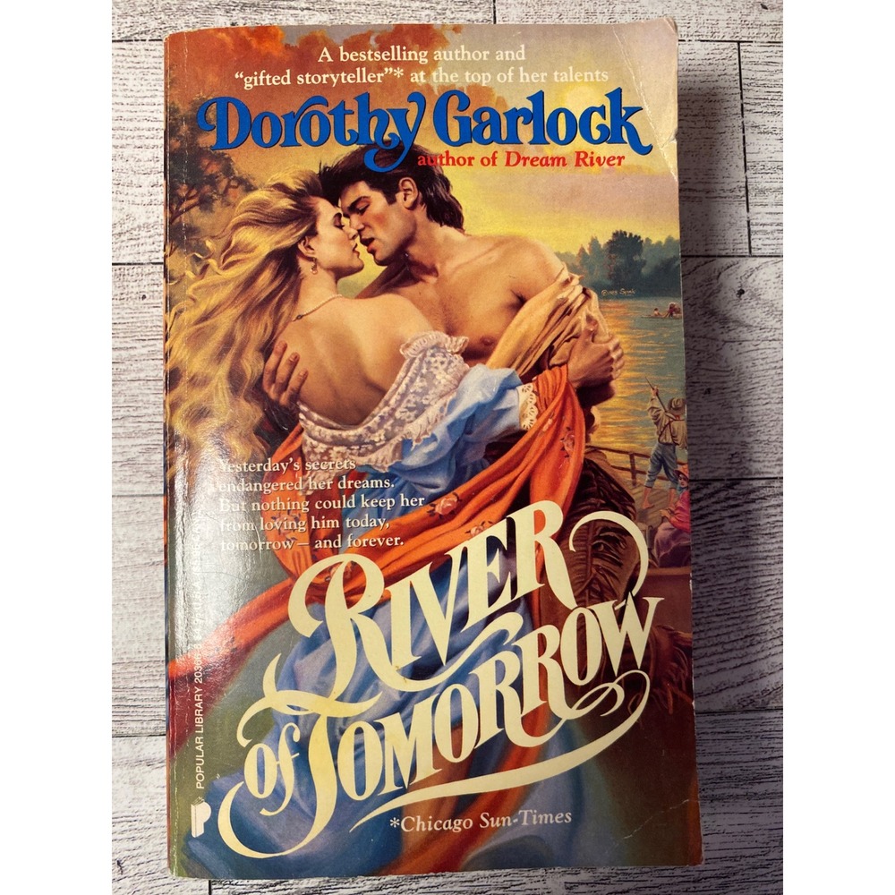 River of Tomorrow Dorothy Garlock Paperback Novel 1988 Historical Romance Clinch